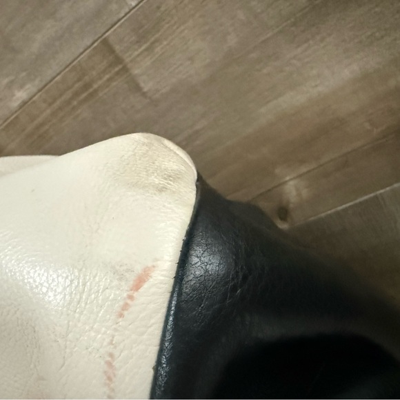 Coach Madison Pheobe Shoulder Bag Purse Pebbled Leather Two Tone Animal Print - Picture 5 of 16